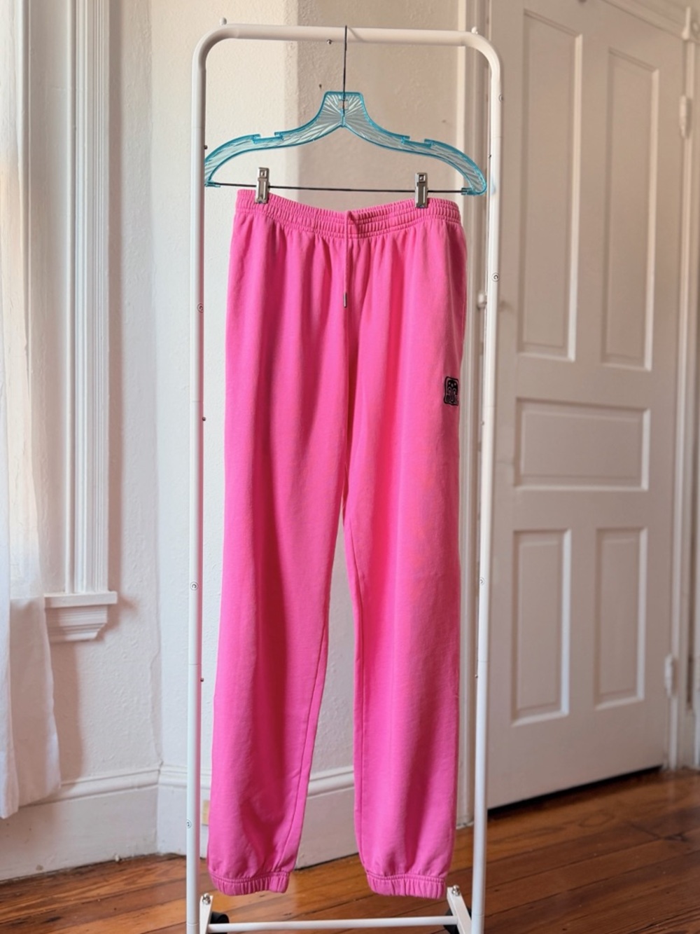 Opening Ceremony cotton shroom logo unisex sweatpants in Cochineal XS